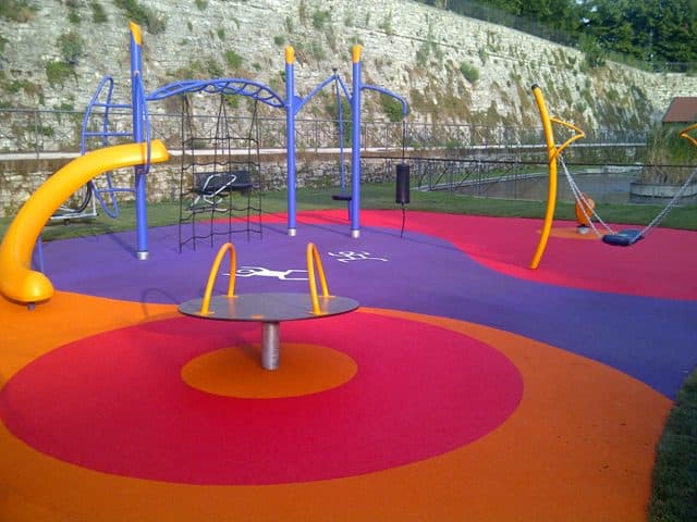 Which surface creates the safest playgrounds…